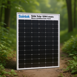 Panel Solar Monocristalino Plegable Saintek de 100W - Product Image 3