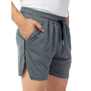 2025 gros personnalisé de haute qualité hommes Shorts de Sport séchage rapide entraînement Shorts de course avec poche motif solide - Product Image 2