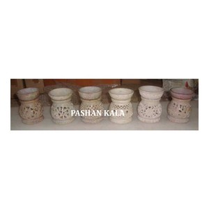 Soporte de luz de té aromático de diseño surtido tallado de esteatita quemador de Perfume líquido para regalo de negocios y propósito de decoración del hogar - Product Image 1