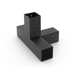 Support en bois surélevé Support pour pergola à angle droit à 3 voies - Product Image 6