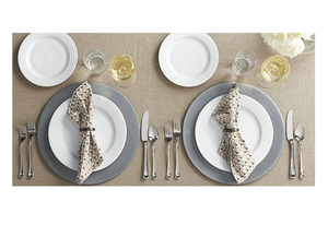 จานกลมสแตนเลสสตีลและจานทองแดงสำหรับอาหารค่ำและงานแต่งงาน - Product Image 6