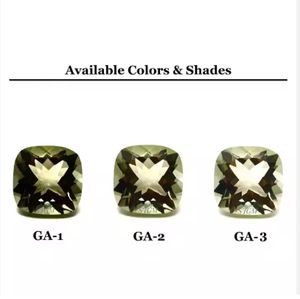 หินอเมทิสต์สีเขียวขุ่นธรรมชาติสำหรับ6X12mm อเมทิสต์สีเขียว - Product Image 2