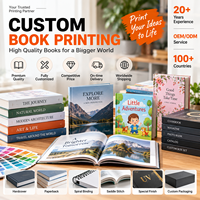 Impression de livres sur mesure : reliure rigide, brochée, spirale, piqûre à cheval – Usine d'impression OEM/ODM