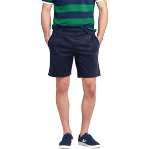 Short en molleton personnalisé de grande taille pour hommes, motif solide, séchage rapide et respirant, taille moyenne, fermeture à cordon, coton épais - Product Image 1