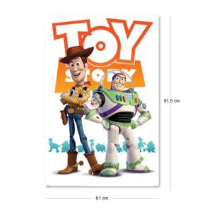 Póster de Estilo Moderno de Disney Pixar Toy Story, Woody y Buzz, para Ocasiones de Cumpleaños, Material de Papel - Product Image 2