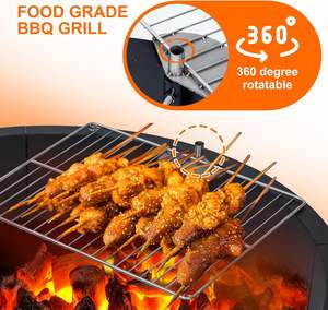 Factory Price Firepit <b>Ring</b> Galvanized Steel With High Temperature Paint Smokeless Mini Firepit <b>Burner</b> Campfire Wholesales OEM - Product Image 4