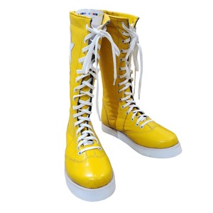 Vàng Đấu Vật Khởi Động Sao Thiết Kế Ren-up Cao Top Pro Đấu Vật Khởi Động Unisex Trang Phục Cosplay Khởi Động - Product Image 5