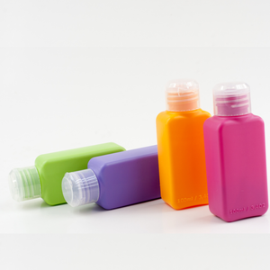 Botella cosmética de plástico PET cuadrada de alta calidad ODM OEM 100ml con colores ricos y tarro de HDPE de 200ml con logotipo impreso - Product Image 2