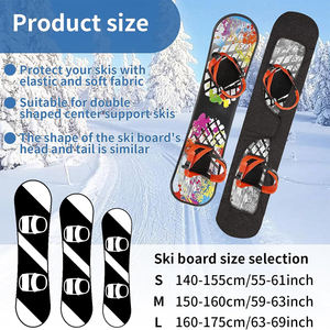 Funda para Tabla de Snowboard de la Mejor Calidad, Doble Protección para la Cabeza y la Cola de la Tabla, Tela Elástica - Product Image 2