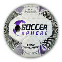 Ballon de football en PU durable de haute qualité avec logo personnalisé, vente en gros d'usine, haute rétention d'air, taille standard 5 pour le sport