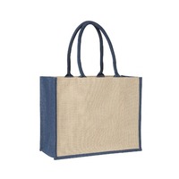 Nouveau Sac de Courses Ouvert 2025 Écologique à Usage Quotidien, en Corde de Jute 100% du Bangladesh, Taille Moyenne, Poignée Personnalisable, Motif Uni