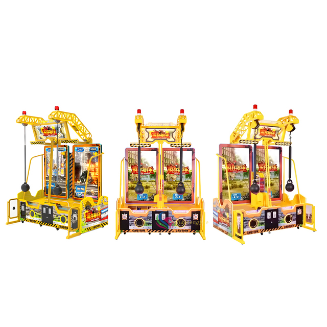 Factory Sale Arcade Amusement Game Machine Electrical Power Crazy Hammer Coin Pusher for Redemption & Gift Games