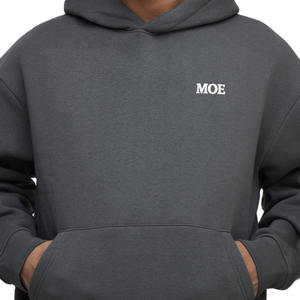 Sweat à capuche pour homme en gros pour production OEM, coupe décontractée, pull streetwear en molleton de coton 420 GSM, vierge, marque privée - Product Image 3