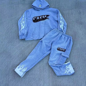 Meilleurs fabricants de vêtements au Pakistan pantalons évasés personnalisés pour hommes lavage à l'acide vintage soleil fané pour coton imprimé bouffant grande taille - Product Image 3