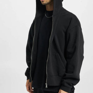 Wholesale New Style Lightweight Quick Dry Men Zipper Hoodies Custom Made Size Breathable Men Zipper Hoodies - Product Image 4