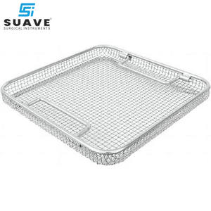 Surgical Tray <b>Sterilization</b> Tray Stainless Steel Mesh Frame Basket Use for Surgical Instruments by SUAVE SURGICAL INSTRUMENTS - Product Image 3