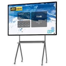 จอสัมผัสขนาด 86 นิ้ว ยี่ห้อดัง รุ่นใหม่ล่าสุด สมาร์ทบอร์ด 4K ไวท์บอร์ดอิเล็กทรอนิกส์สำหรับการนำเสนอแบบอินเทอร์แอคทีฟ - Product Image 4