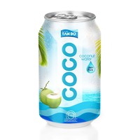Tropicoco Eau de Coco Stérilisée 100% Pure et Originale, Fabricant OEM de Boissons en Gros, Fabricant Vietnamien