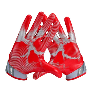 Gants de football américain personnalisés de marque Gants de réception de football résistants à l'usure pour adulte Service OEM avec fonction collante - Product Image 4