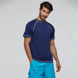 เสื้อออกกำลังกายเข้ารูปสำหรับผู้ชายเสื้อออกกำลังกายรัดรูปแห้งเร็วออกแบบได้ตามต้องการ - Product Image 3