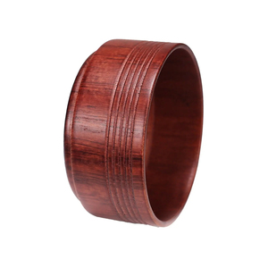 ชุดชามโกนหนวดไม้ทำมือ พร้อมลายไม้ธรรมชาติ - Product Image 5