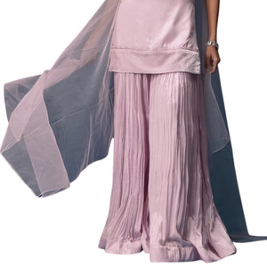 Bán buôn Lilac sharara phù hợp với với choker Ruched sharara cho đám cưới bên mặc lễ hội tiếp nhận và tùy chỉnh dân tộc đơn đặt hàng - Product Image 6