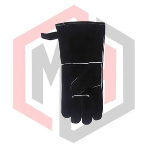 Guantes de Soldadura de Cuero Negro para Bomberos, Resistentes al Calor y al Fuego, Antiestáticos, para Soldadura MIG, TIG, Stick, Barbacoa, Parrilla, Chimenea, Resistentes a Desgarros, 11 oz - Product Image 2