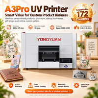 Nouvelle imprimante UV à plat A3 I3200 avec tête d'impression automatique, machine d'impression numérique UV à encre, écran tactile pour coques de téléphone, acrylique, verre