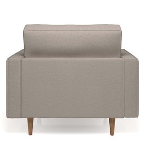 เก้าอี้นวมหนังเทียมทรงสี่เหลี่ยมแบบเดี่ยวพร้อมผ้าหุ้มเบาะ - Product Image 6