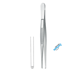 Alta Calidad Fórceps De Tejido De Acero Inoxidable 1x2 Dientes, Fabricante De Instrumentos Quirúrgicos De 20cm Exportador - Product Image 3