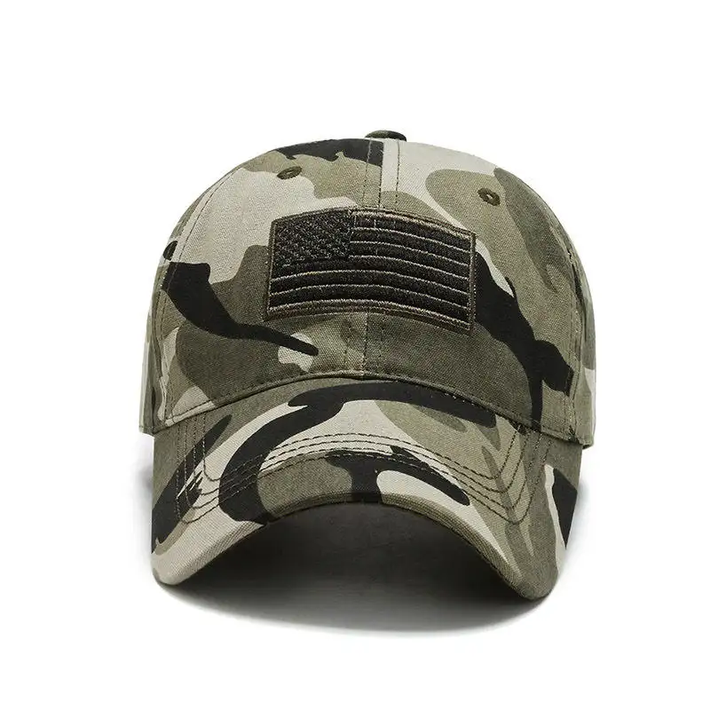 Custom Men All Season Sun Protection Visor Camouflage Baseball Hat outdoor Sports protection Tactical baseball cap