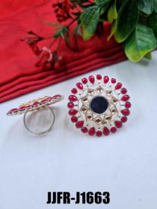 Luxury Alloy Fashion Finger <b>Ring</b> for Women Adjustable Designer <b>Statement</b> Jewelry Wedding Party Casual Ethnic Wholesale - Product Image 2