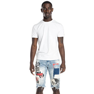 Novedad 2024: Shorts de Mezclilla Casuales de Alta Calidad para Hombre, Estilo Urbano, Corte Recto, Secado Rápido, Transpirables, Moda de Verano - Product Image 4