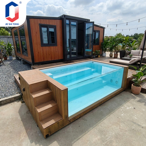 Piscina Prefabricada de Fibra de Vidrio/FRP Transparente, Piscina Infinita para Adultos y Niños, Resistente a los Rayos UV, para Uso Familiar - Product Image 3