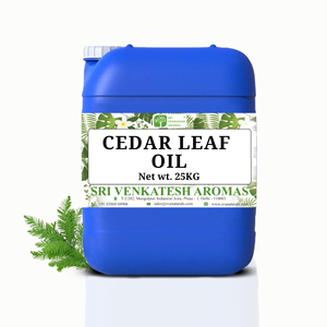 Aceite esencial de hoja de cedro con etiqueta privada personalizable, certificado GMP, 30ml, 120ml, precio competitivo, piel pura de Grado Superior 100% - Product Image 1