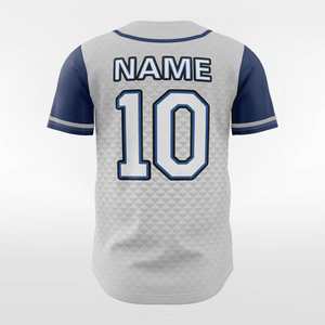 Premium Men's Baseball Jersey <b>Denim</b> Quick Dry, Custom OEM Wholesale - Product Image 3