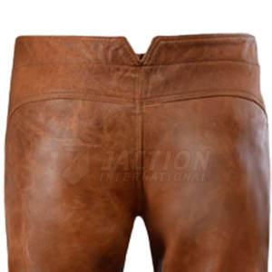 Pantalones de cuero ligeros de alta calidad para hombre, último diseño, estilo informal, logotipo personalizable, tela de lona de cintura media al por mayor - Product Image 6