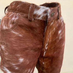 Pantalones de Cuero Vacuno Elegantes y Cómodos para Hombre, Novedad, Pantalones de Cuero Vacuno para Hombre, Ropa Urbana Más Vendida - Product Image 4