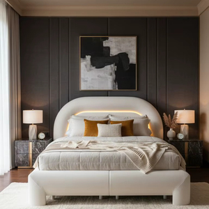 Juego de Dormitorio con Cama de Almacenamiento Suave Velora y Colchón Ajustable - Tapicería de Terciopelo Ecológica para Hogares Modernos - Product Image 1