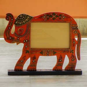 Деревянная фоторамка со слоном ручной работы креативная фоторамка для декора стола домашнего декора и подарков - Product Image 4