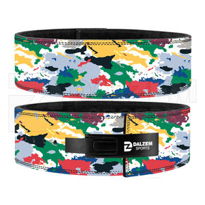 Powerlifting Fitness cinturón de camuflaje 10 mm Squat Hard Pull cuero elevación cintura deportes cinturones protección trasera palanca hebilla para - Product Image 5