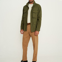 Nouvelle veste safari personnalisable coupe-vent et imperméable pour homme, design toile automne, plusieurs poches, durable, style urbain