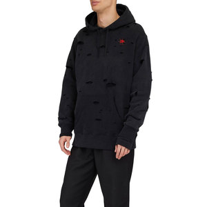 Sweat-shirts à capuche pour hommes grandes tailles, motif uni délavé, respirants, en coton/polyester, écologiques, service OEM - Product Image 5