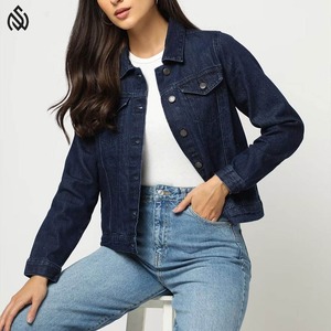 Vente en gros de vestes en jean pour femmes Vestes en jean respirantes à manches longues fabriquées au Pakistan OEM ODM desservies - Product Image 1