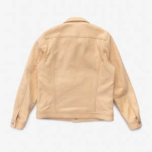 Chaqueta de invierno para hombre de diseño superior con cuello levantado manga completa 100% cuero de alta calidad personalizable precio razonable - Product Image 5