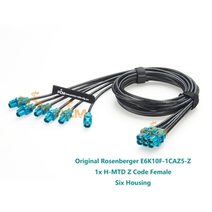 Cable automotriz divisor Ethernet 6 en 1 H-MTD x6 para sistema de desarrollo de bancada Robotaxi, para desarrolladores de sistemas embarcados NVIDIA <span class=keywords><strong>Thor</strong></span> - Product Image 4