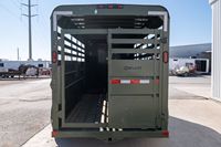 Remorque à bétail de haute qualité, nouvelle mini-remorque de 3500 kg de capacité, taille 7x16, pour chevaux/bovins/chèvres/moutons, toutes tailles disponibles