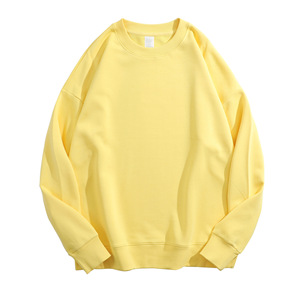 Suéter de cuello redondo de moda de primavera y otoño 380g suéter multicolor de peso pesado Sudadera con capucha para hombre - Product Image 4