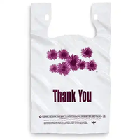 Sac et sachet en plastique pour T-shirt personnalisé à prix d'usine et sacs de transport en plastique et sacs avec logos et sac en plastique