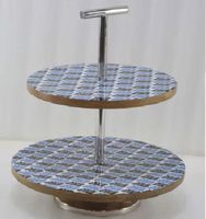 Nieuwe Stijl Houten 3 Tier Boerderij Stand Rustieke Cake Stand Stand Stand Bruiloften Verjaardagsfeestje